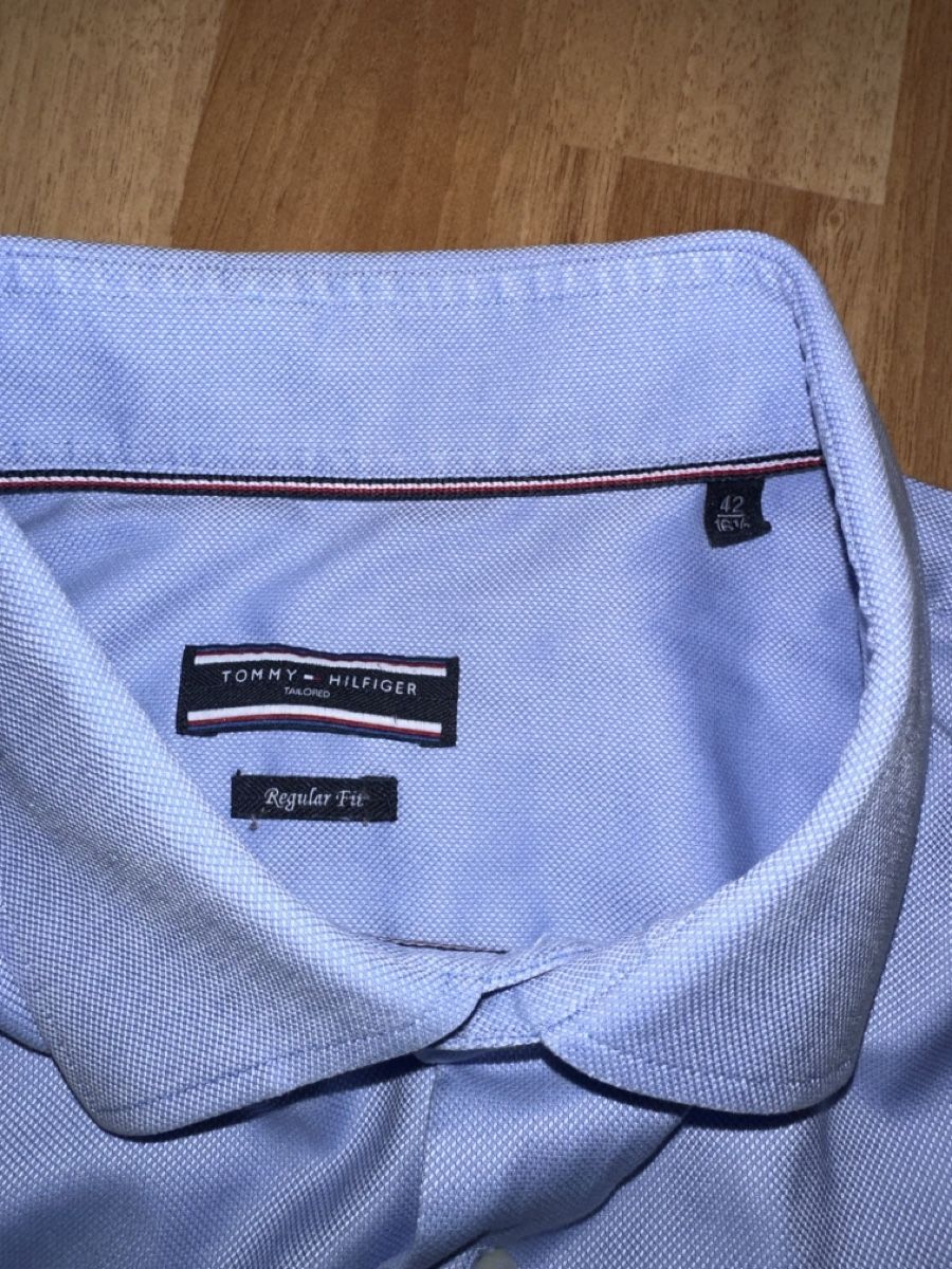 Tommy Hilfiger Camicie: Tommy Hilfiger Hemd, hellblau, Gr. 42/16.5 Regular Fit – Usato da St. Gallen venduto da mai_gd7k 2