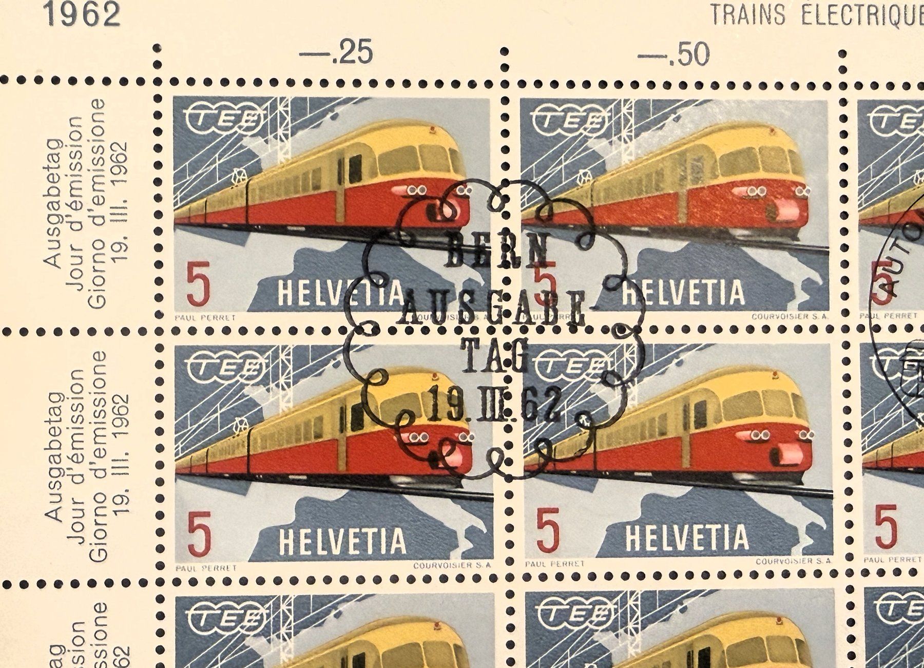Tutti i francobolli: WERBE MARKEN 962    mit Ersttagstempel – Usato da Luzern venduto da maxbox1 1