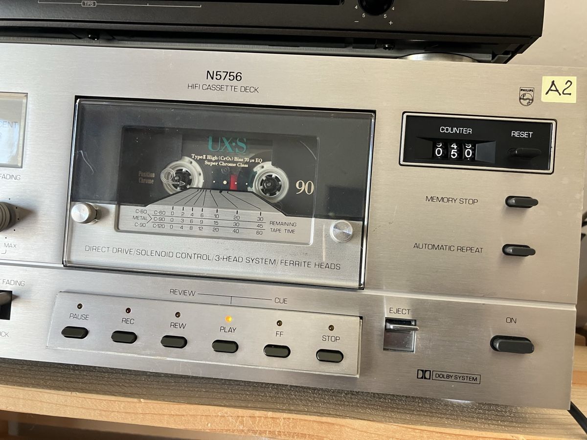 Philips Aufnahmegeräte: Philips N5756 Tapedeck – Gebraucht aus Safenwil von Panasony 1