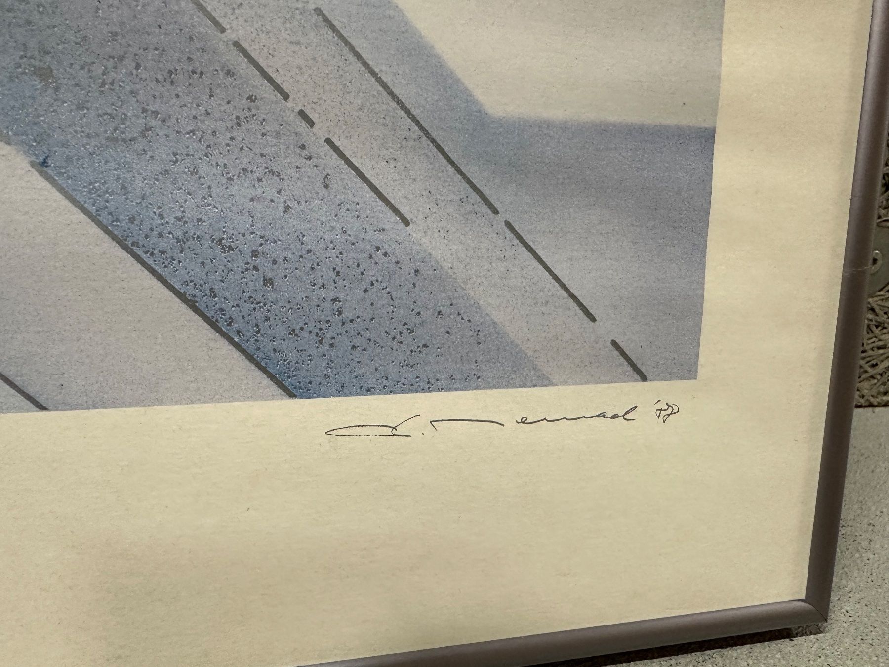 Dipinti: Modernes Aquarell Bild inkl. Rahmen – Usato da Zürich venduto da mp2040 2