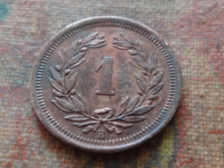 Alle Münzen: 1 Rp. 1899  (A) – Gebraucht aus Romanel-sur-Lausanne von Swift13 1