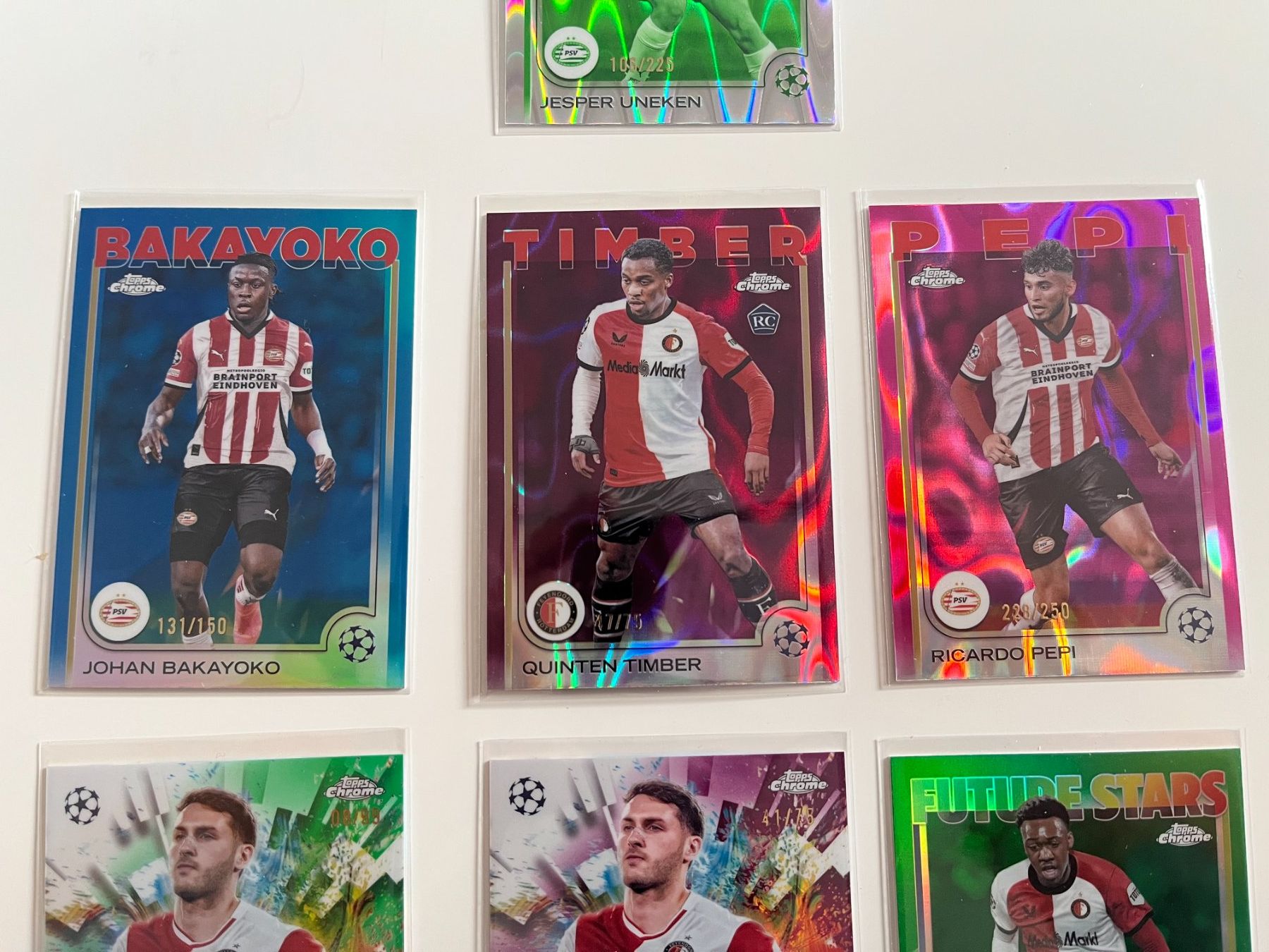 Topps Carte collezionabili: 7 x Numbered Topps Chrome Feyenoord / PSV – Usato da Thun venduto da sci_lz9x 2