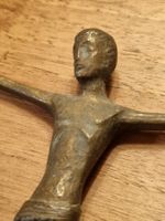 Antiker Jesus Corpus Metall Bronze Kruzifix