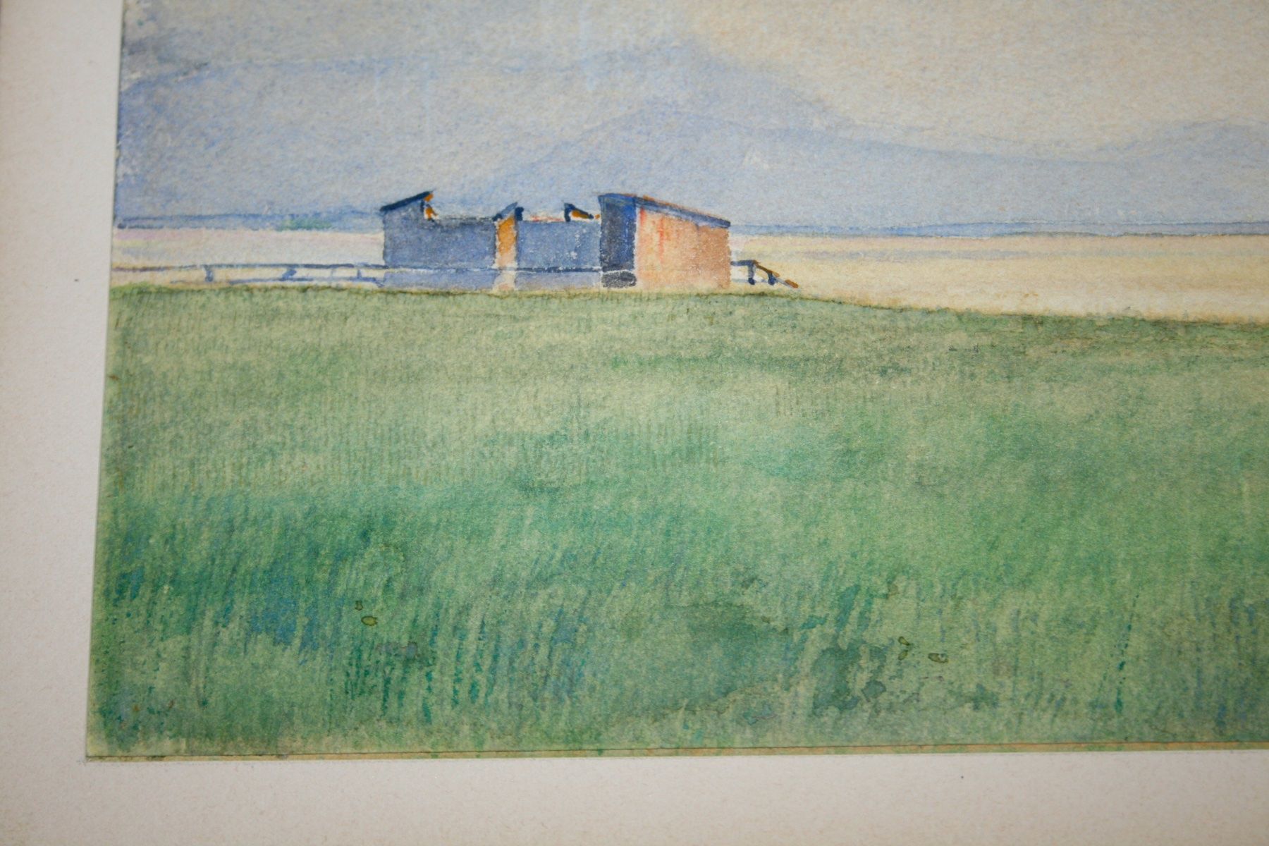 Dipinti: Schweizer Seelandschaft, Aquarell von E. Eichmann, signiert – Usato da Schaffhausen venduto da Kartenprofi 4