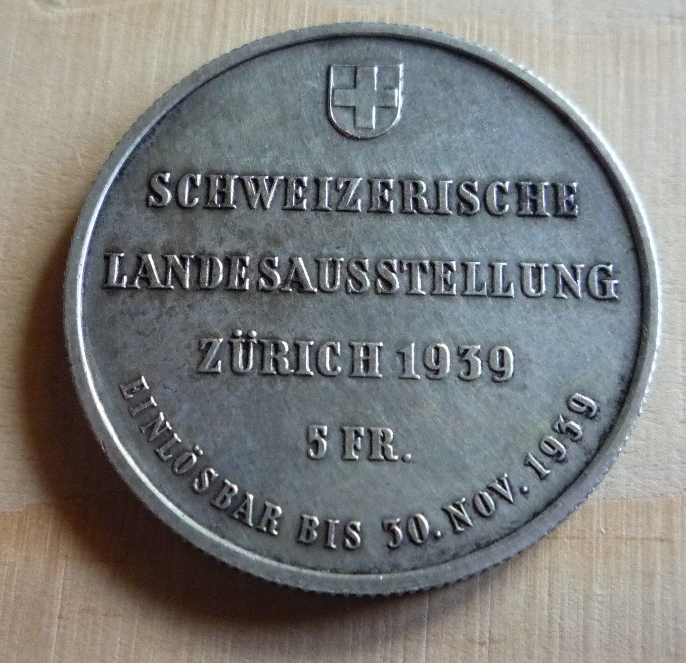 Tutti le monete: 3 x 5 Franken Landi 1939 – Usato da Rieden SG venduto da Sammelfreund