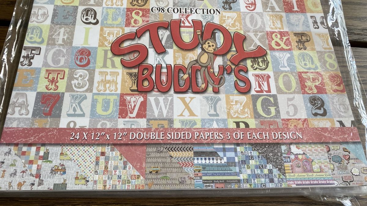 Papier: FabScraps Papier "Study Buddy's" C98 Collection,Neu Papier – Neuf avec emballage d'origine à Hochwald par _biene_ 2