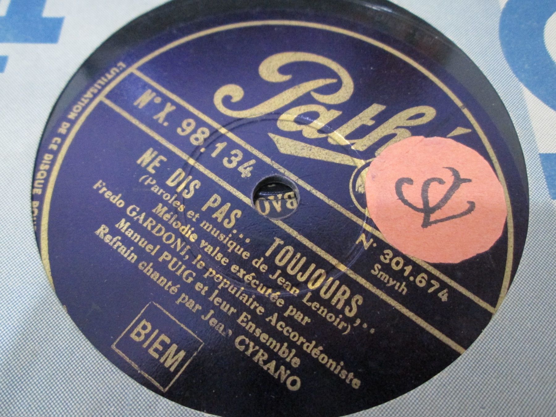 Schallplatten: DISQUES 78 TOURS – Gebraucht aus Lausanne von Leag 7