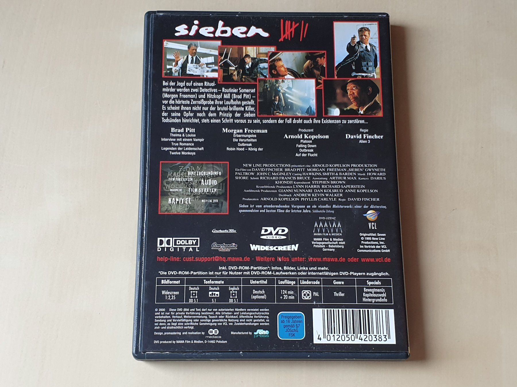 Alle DVDs: Sieben – Gebraucht aus Stansstad von collectorsshop 1
