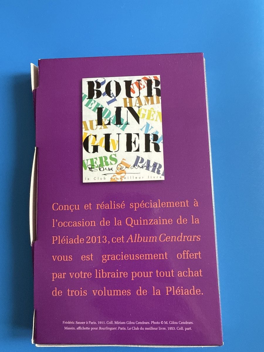 Libri: Cendrars Album Pléiade 2013 – Nuovo (secondo la descrizione) da Genève venduto da DoualS 1