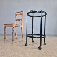 Trolley Servierwagen Beistellwagen mit Serviertablett