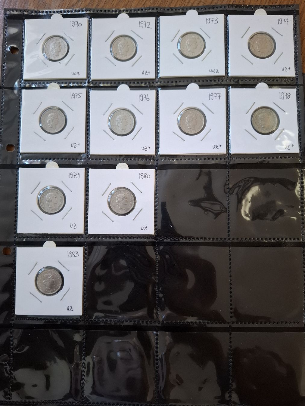 Tutti le monete: 10 Rappen Sammlung nr.25 – Usato da Hunzenschwil venduto da Hardrock6 4