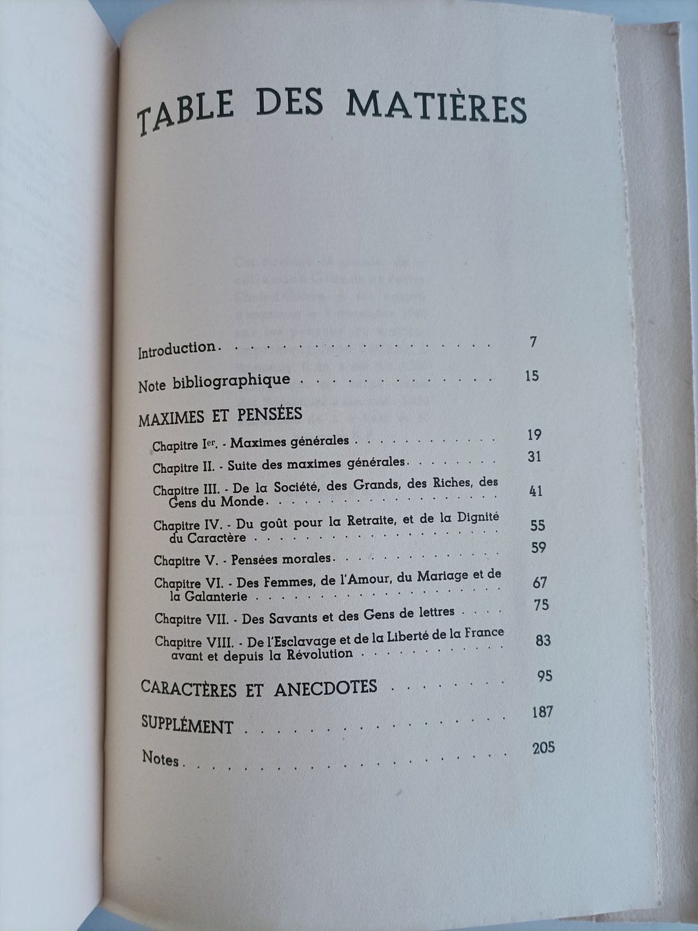 Bücher: Maximes et anecdotes / Sébastien Chamfort / Du rocher 1944 – Gebraucht aus crans montana von AB3963 1