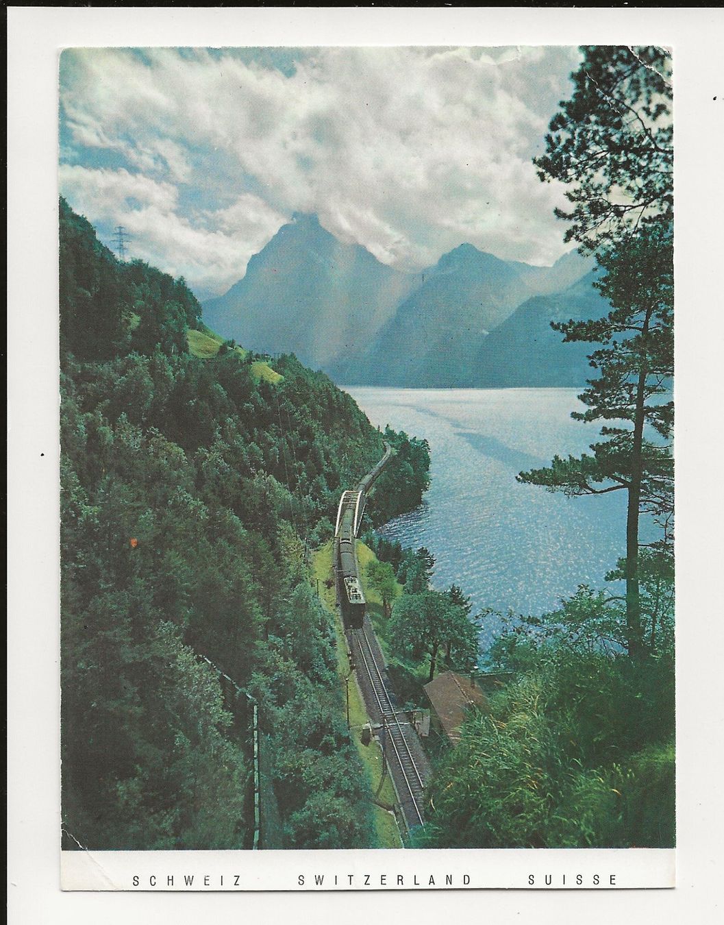 Cartes postales: AK 1958 Gotthardbahn am Vierwaldstättersee – D'occasion à Greifensee par 315WDO