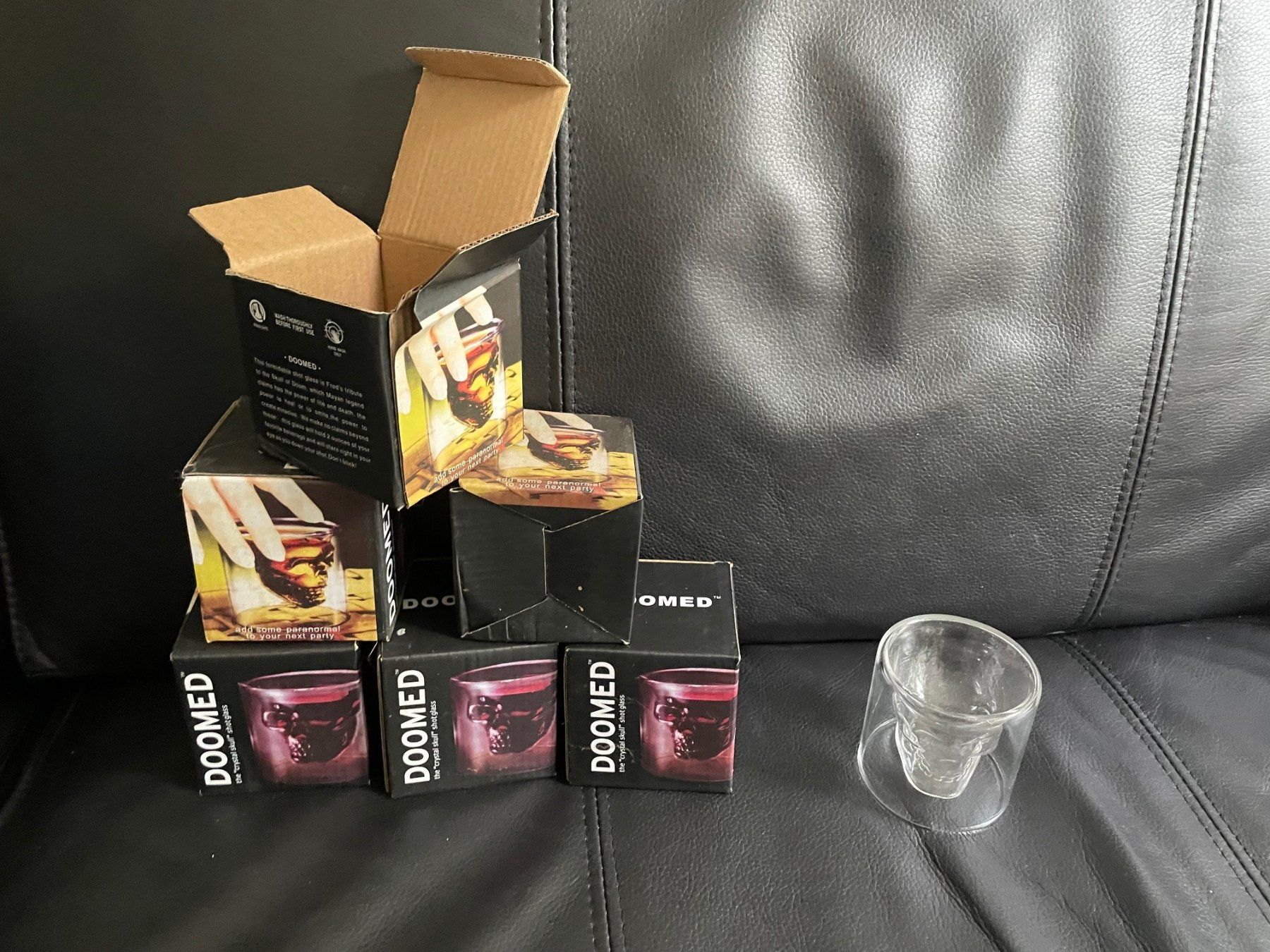 Bicchieri: Shot Gläser Schädel – Nuovo e nell'imballaggio originale da Oberiberg venduto da Cheyha