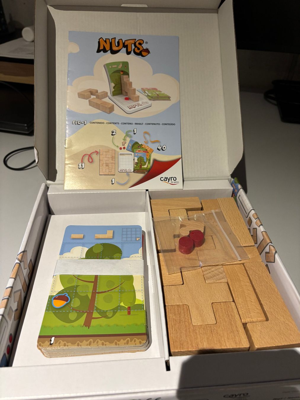 Spiele: Jeu de logique NUTS Cayro 80 challenges comme neuf – Gebraucht aus Salvenach von gwenwywar 2
