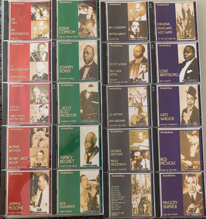40 CDs The Cradle of Jazz 780 Songs Musik Sammlung Set Box Kaufen auf