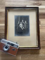 Photo ancienne de famille, cadre vintage, parfait état!