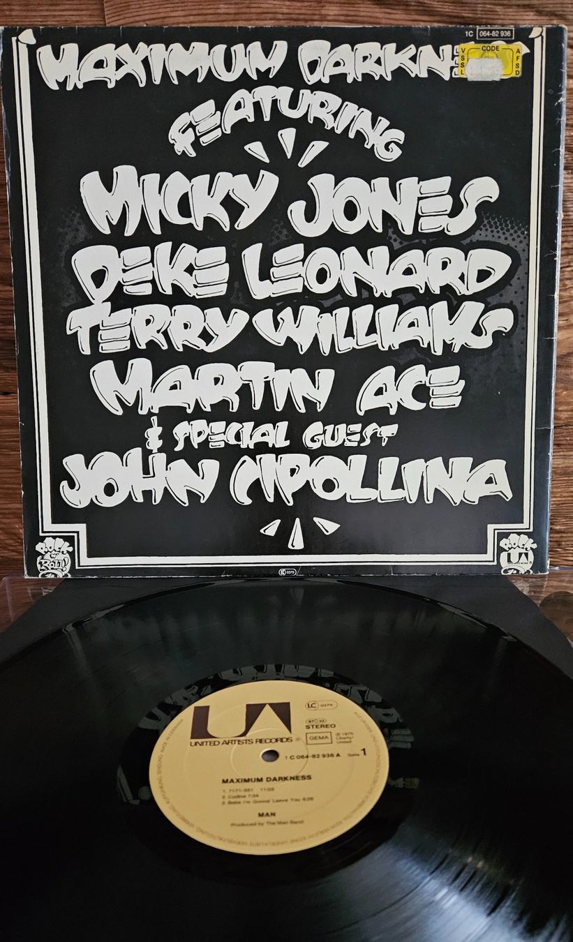 Dischi in vinile: Vinyl Schallplatte  Man Maximum  Darkness 1980 – Usato da Bertschikon Gossau venduto da simla09 1