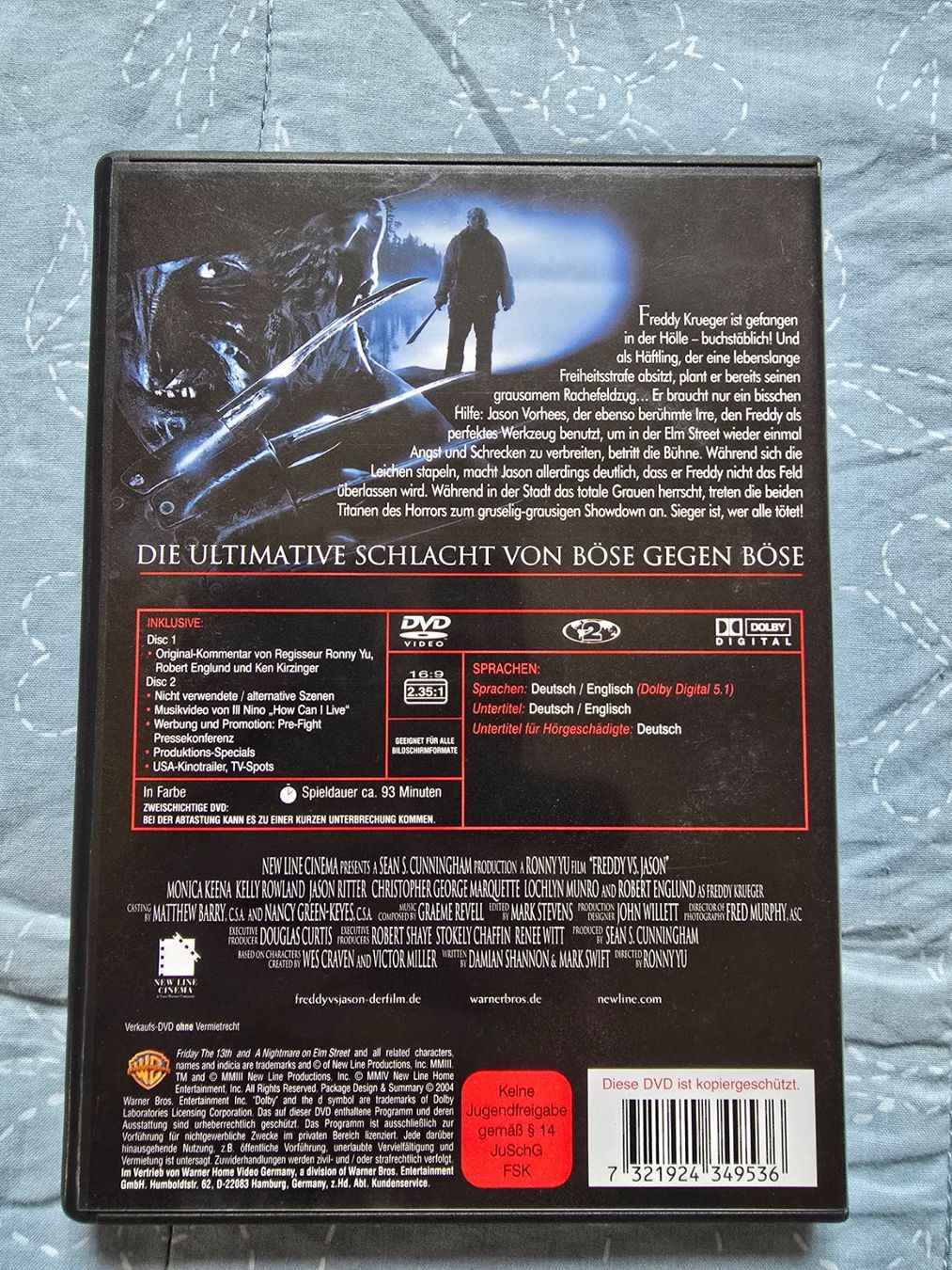 Tutti i DVDs: Freddy VS. Jason 2-Disc Edition – Usato da Luzern venduto da silvermoon12 1