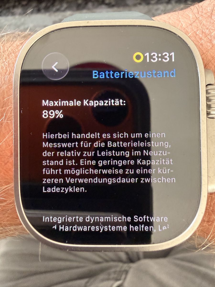 Apple Smartwatch: Apple Watch Ultra 2 Titanium 49mm Olive Alpine Loop M – Gebraucht aus oberbipp von sigi83 7