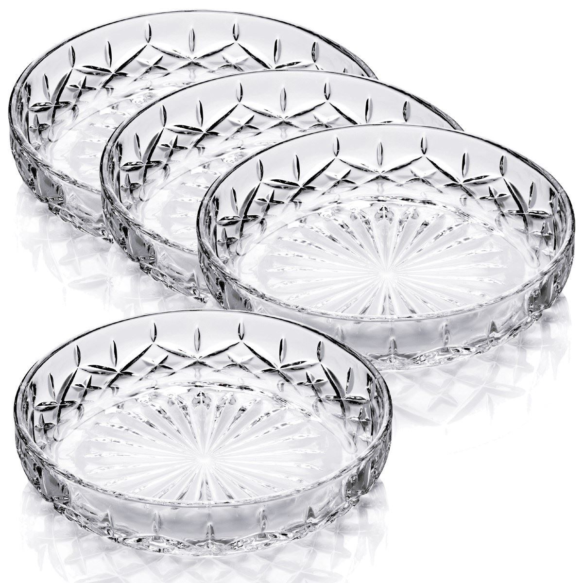Teller: Glaceteller aus Glas HARVEY Set 4 Stk – Neu und originalverpackt aus Wettingen von kochshop