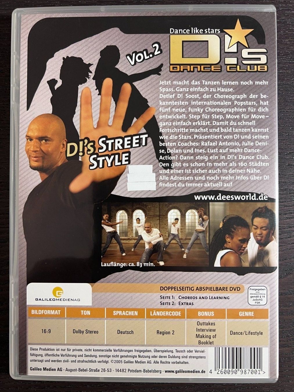 Alle DVDs: D!s Dance Club Vol. 2 – Gebraucht aus Zürich von FilmFreunde 1