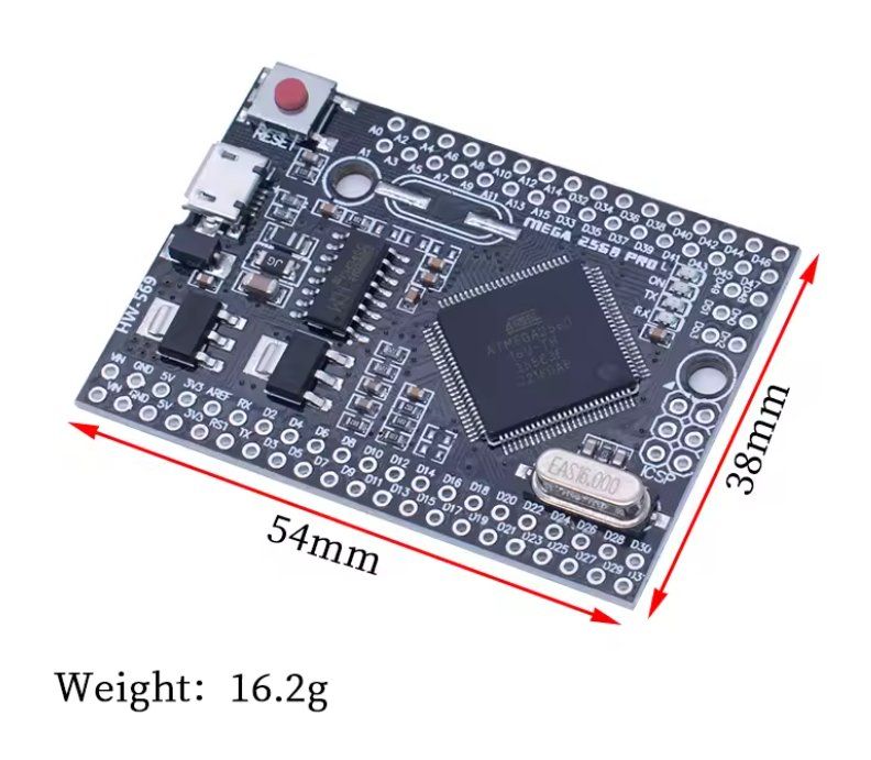 Componenti elettronici: Mega 2560 Mini 5V Micro-USB ATmega2560-16AU Arduino kompatib – Nuovo e nell'imballaggio originale da Illnau venduto da diy-shop 1