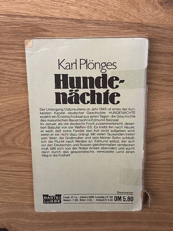 Libri: Hundenächte - Karl Plönges – Usato da Ipsach venduto da Cedritschy 1