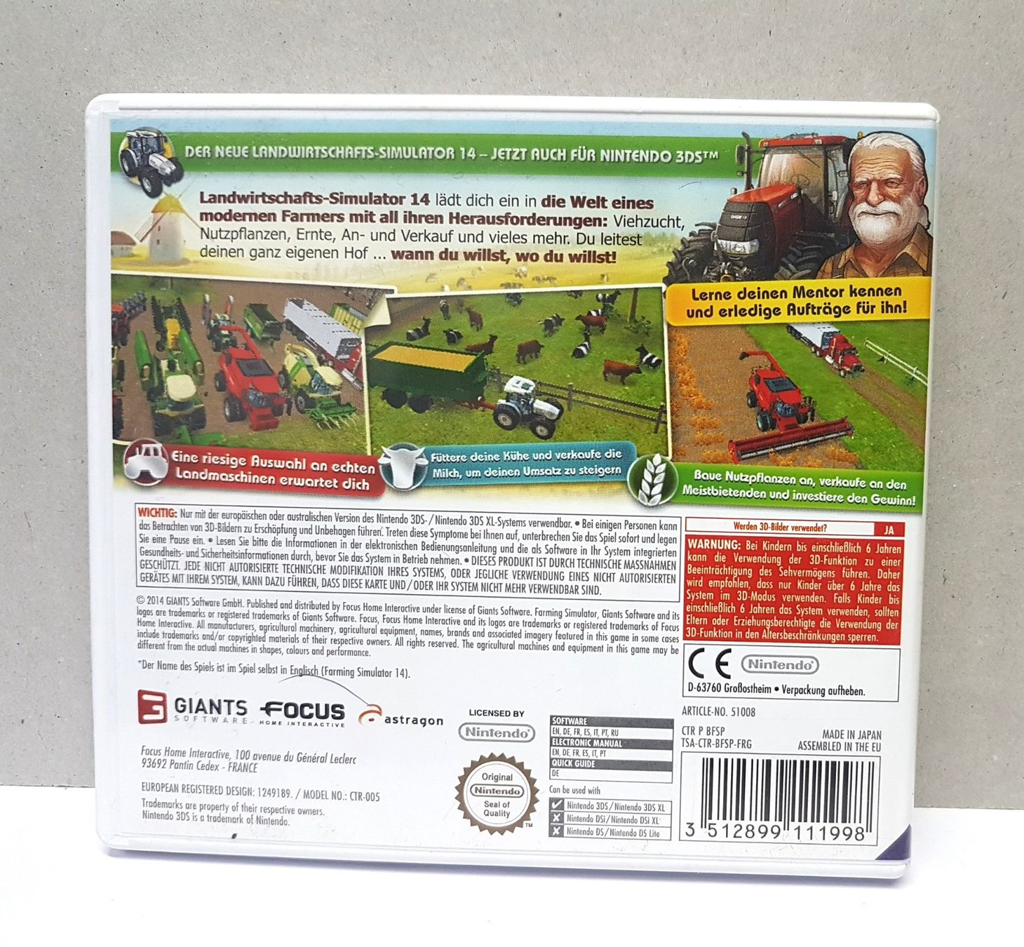 Nintendo Giochi: Landwirtschafts Simulator 14   3DS – Usato da Schüpfheim venduto da Games_Spielkonsolen 3