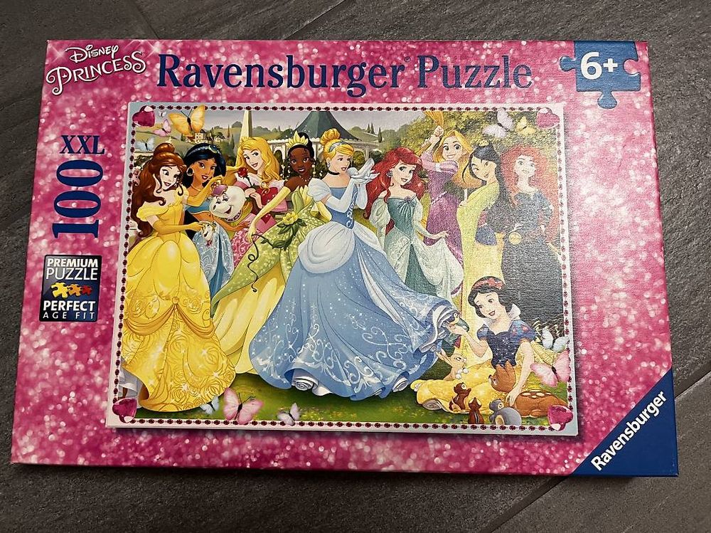 Ravensburger Puzzle 100 Teile XXL Disney Prinzessinnen (Gebraucht) in ...