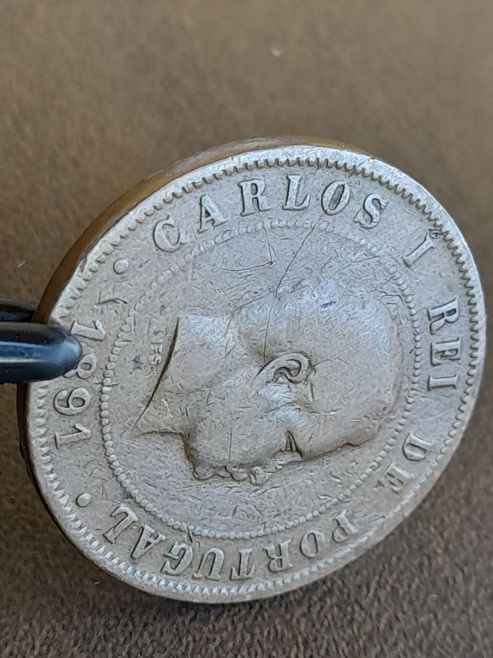 Alle Münzen: 20 Reis 1891 Portugal – Gebraucht aus Basel von Basel_20 3