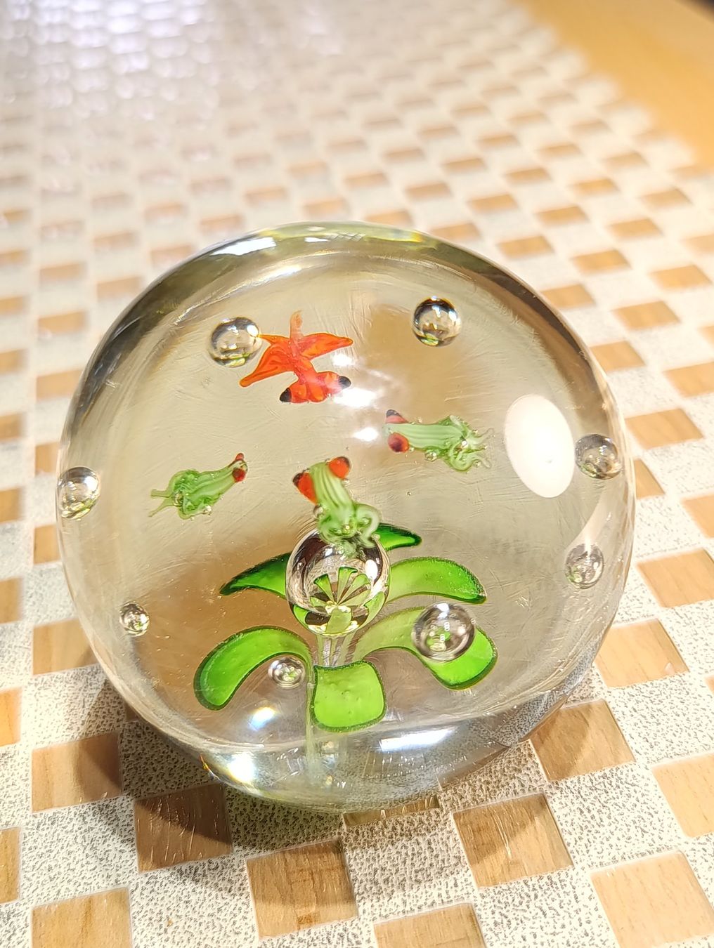 Murano Bicchieri: Vintage Murano Briefbeschwerer 80er Top – Usato da Steffisburg venduto da 1.Schmuckschatulle 1