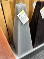 271 Posten Pyramide Raureif Kerze/n 140 x 140 x 370 (1Stk)