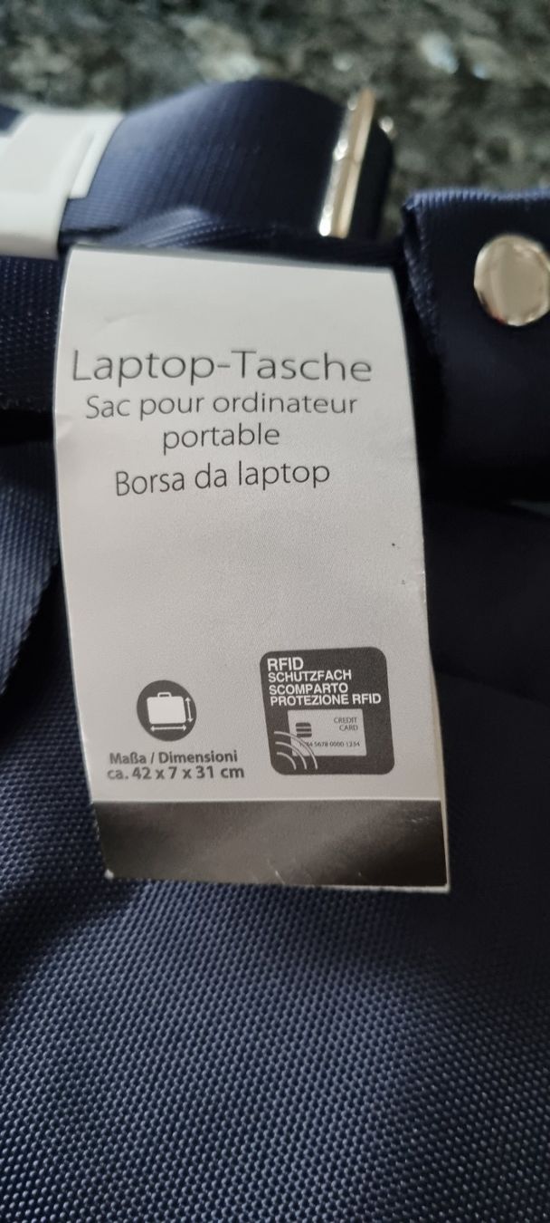 Borse: Elegante Laptoptasche mit RFID Schutz, neu – Nuovo (secondo la descrizione) da egliswil venduto da Maggy6 2
