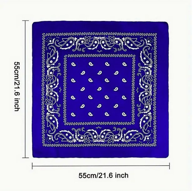 Foulard & Sciarpe: BANDANA MIT PAISLEY  PRINT, HELLBLAU NEU – Nuovo (secondo la descrizione) da Bad Ragaz venduto da Schtupsi 1