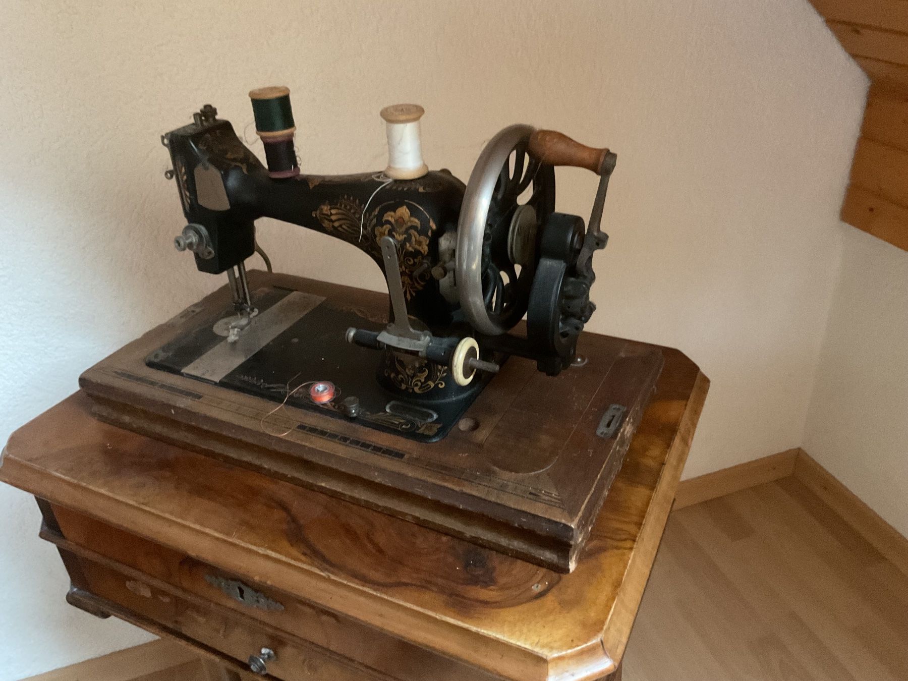 Macchine da cucire: Antike Nähmaschine Winselmann – Usato da Solothurn venduto da huesi78 2