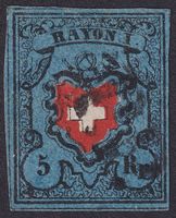 15I, Rayon I dunkelblau T.11, mit Kreuzeinfassung