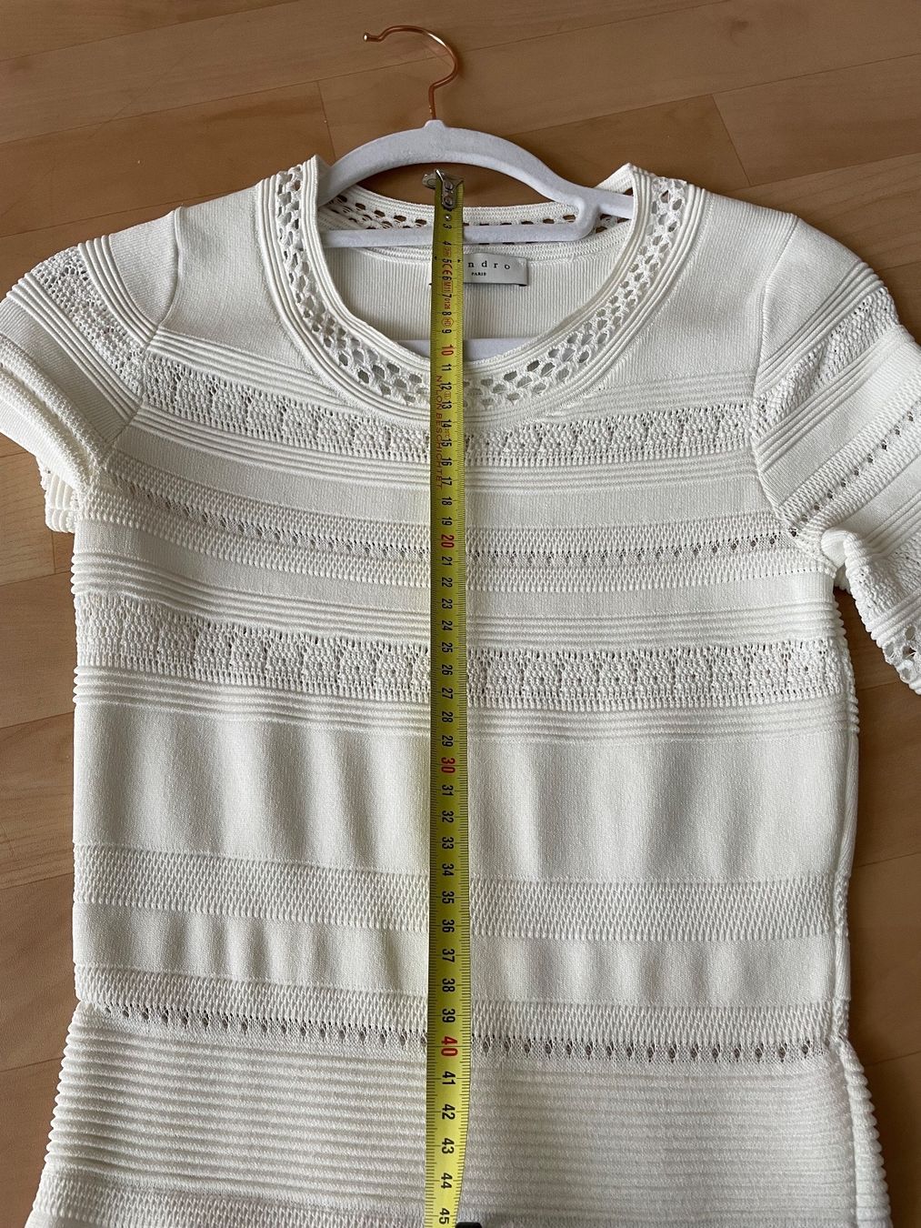Sandro Vestiti: SANDRO knitted white dress XS/S – Usato da Zürich venduto da Angela_Fashion_Lover 9