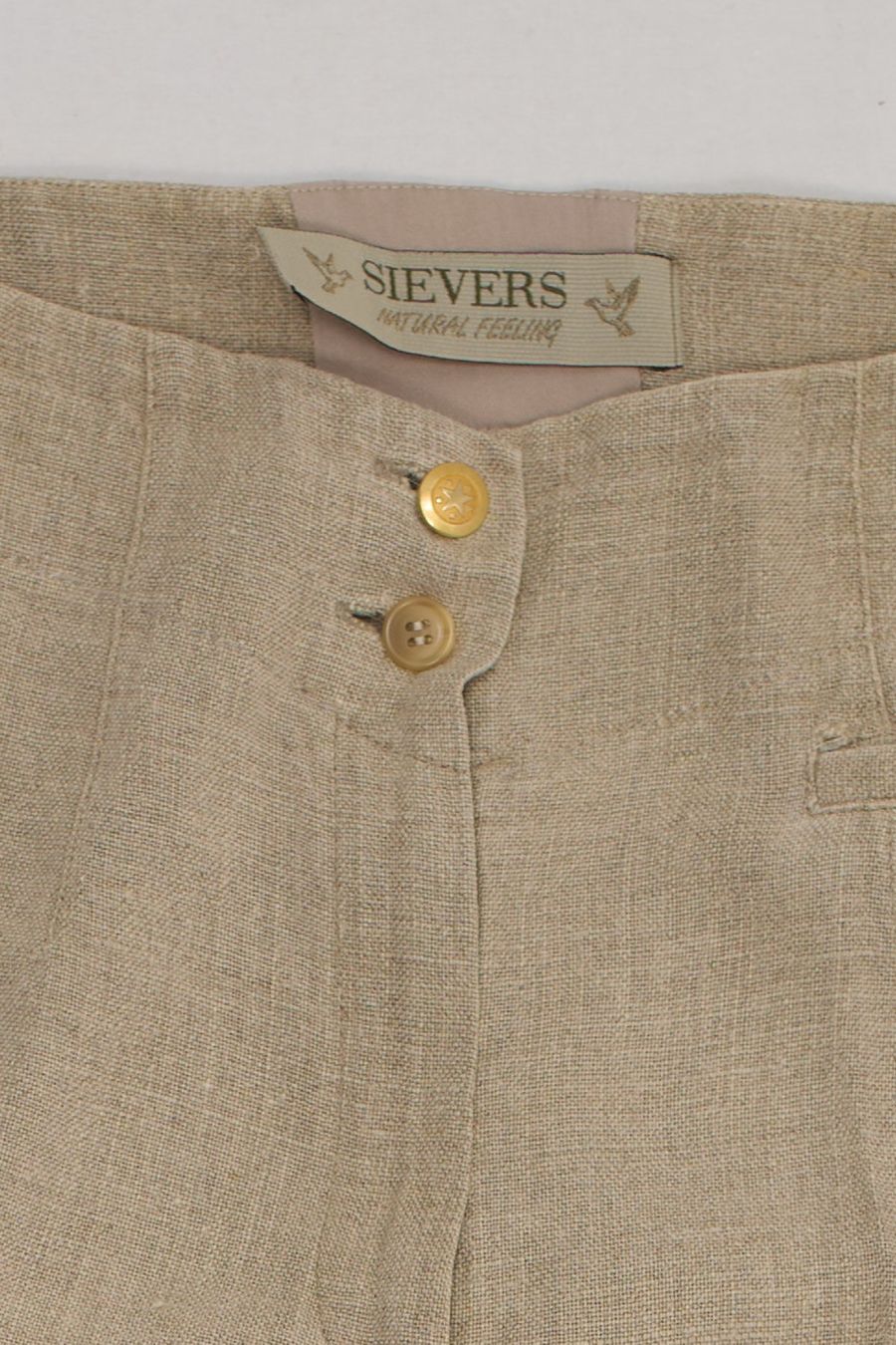 Pantaloni: Pantalon Lin Sievers Beige Taille M – Usato da Fribourg venduto da re-fine 5