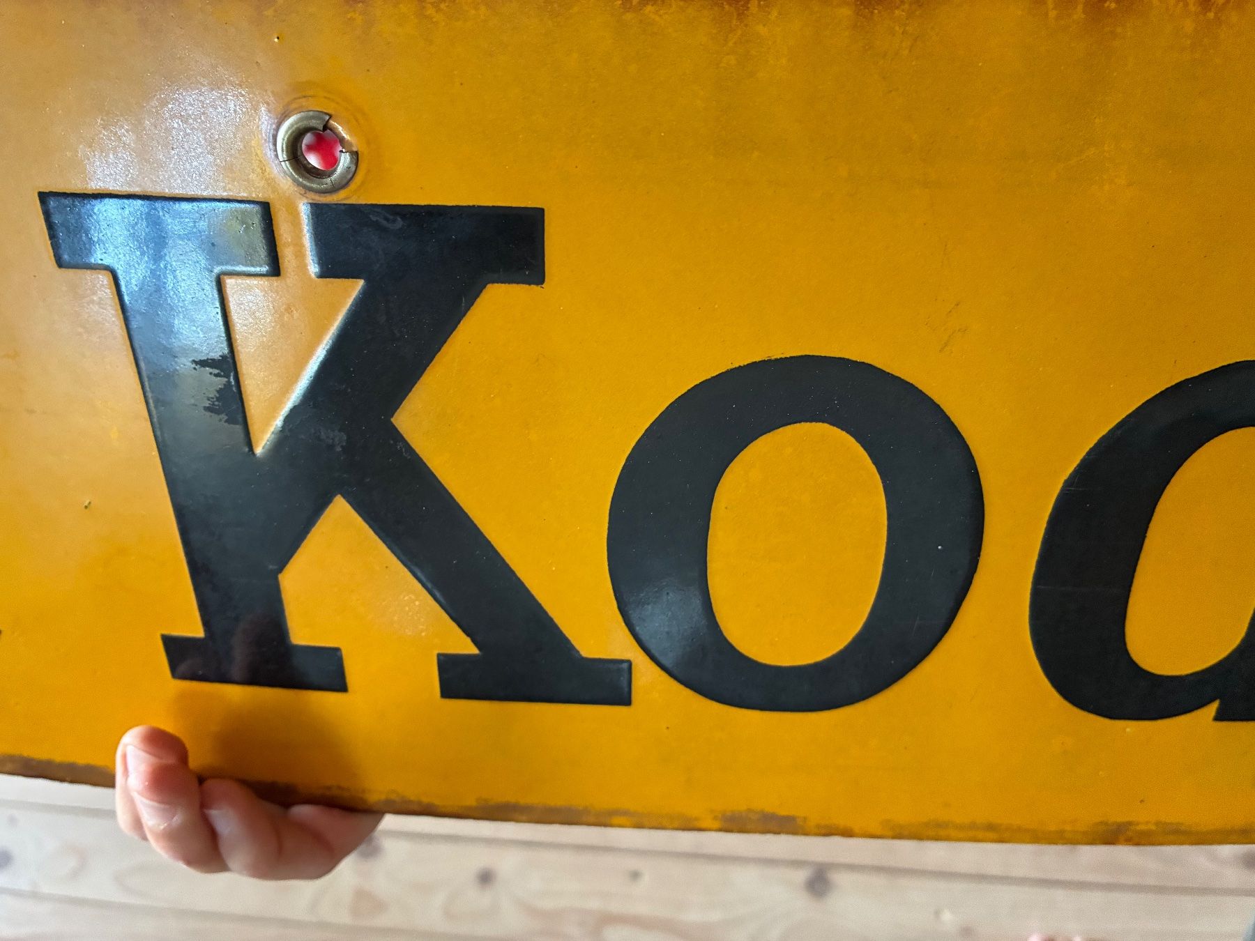 Insegne: Altes Emailschild don de Kodak – Usato da Steffisburg venduto da Reitschel5 7