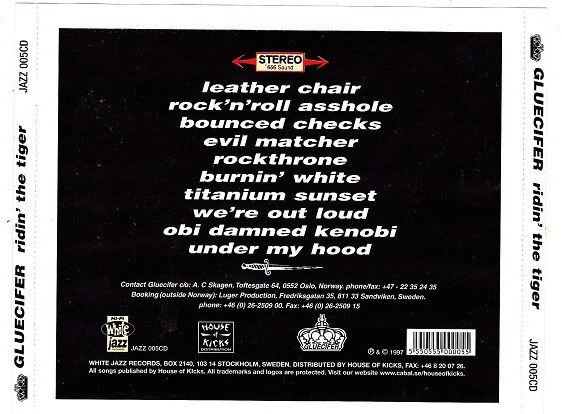 CDs: CD Gluecifer - Ridin' the tiger (1997) – Gebraucht aus Möriken AG von mineralia 1