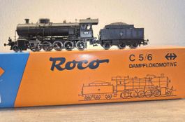 Roco SBB Dampflok 04111 A "der Elephant" C 5/6 schwarz, OVP