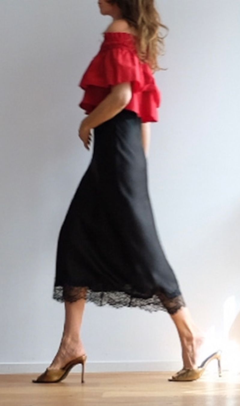 Mango Top: MANGO Schulterfreies TOP mit Volant - neu - – Nuovo (secondo la descrizione) da Jona venduto da vanessasupermarket20 2