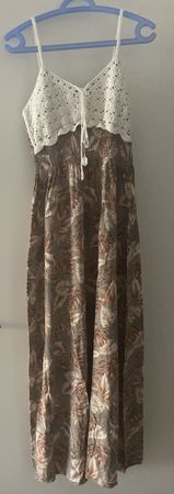 luftiges Maxikleid, M  