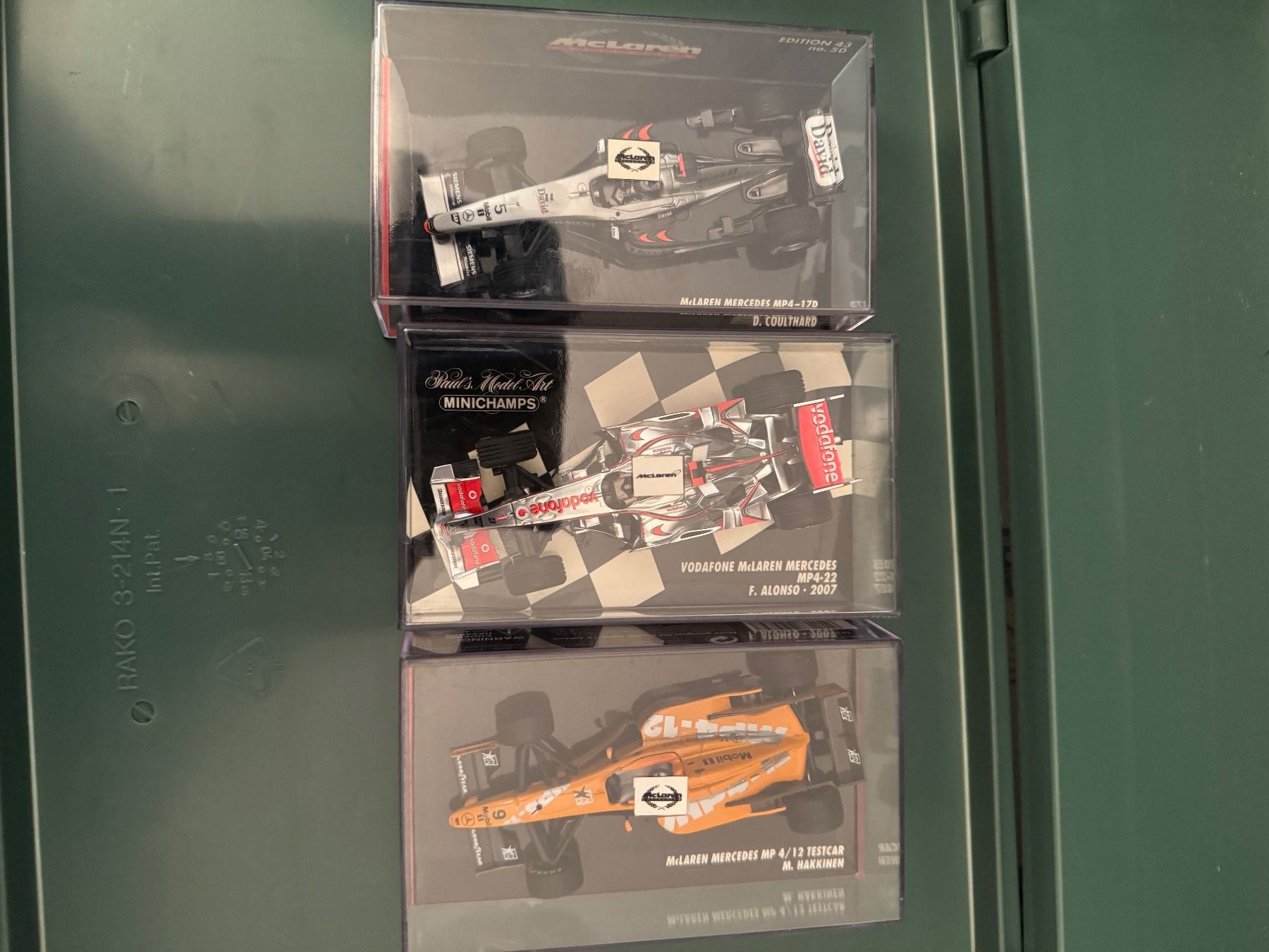 Mclaren Modellini d'auto: 3 x Mclaren – Nuovo e nell'imballaggio originale da Bottmingen venduto da Alonso012