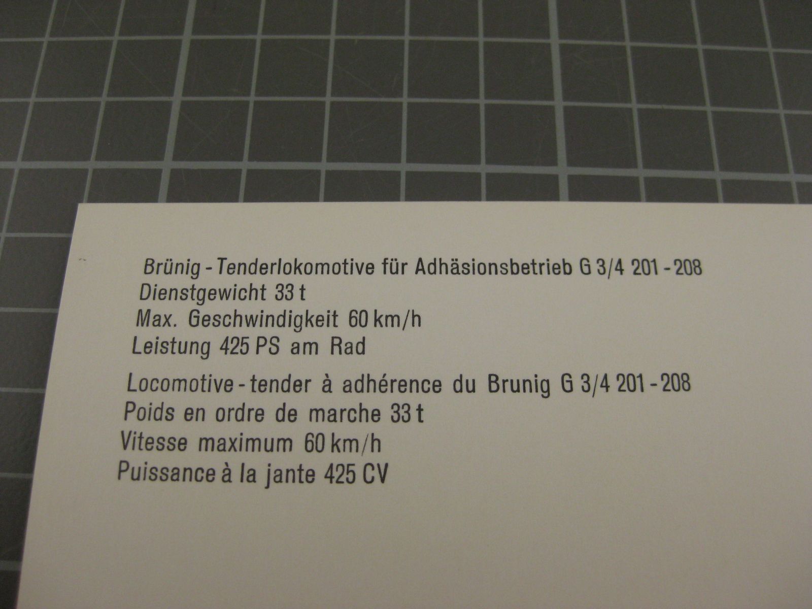 Cartoline postali: Brünig Dampflok G 3/4 201-08 – Usato da Malters venduto da Marosko 2