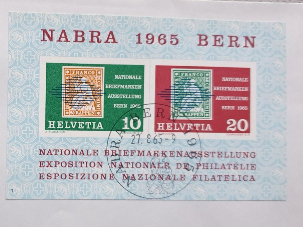Tutti i francobolli: (525) NABRA 1965 BERN – Usato da Schwarzhäusern venduto da Inot3 1