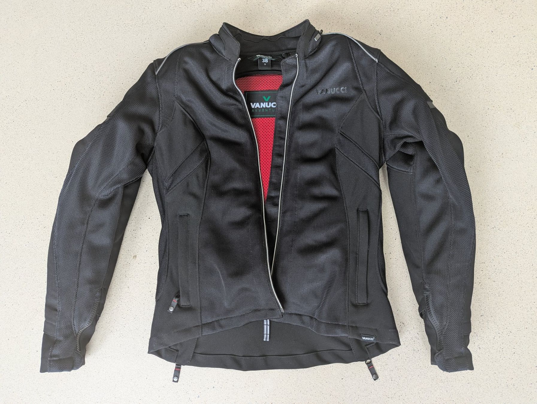 Vanucci Giacche: Vanucci Damen Jacke Textil Schwarz inkl. Rückenprotektor – Nuovo (secondo la descrizione) da Kloten venduto da feg_vf85 2
