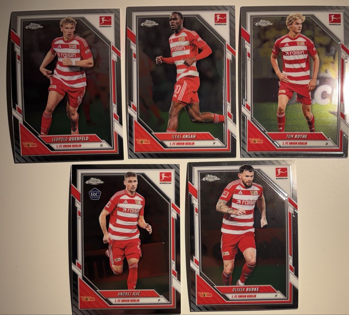 Topps Carte collezionabili: Union Berlin Topps Chrome Bundesliga – Nuovo (secondo la descrizione) da Meilen venduto da rr0