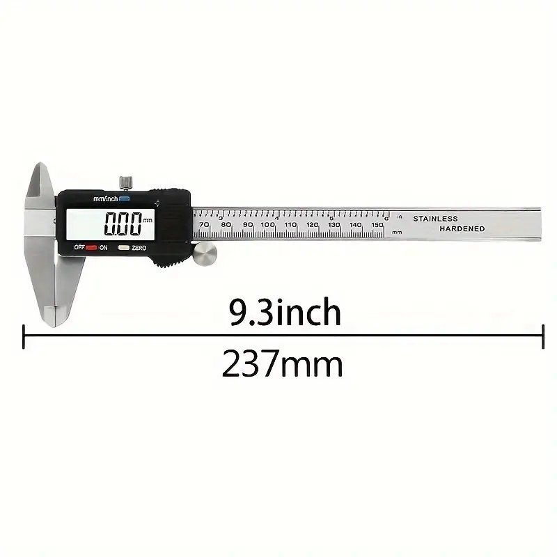 Misurare: Digitaler Messschieber 150mm Schieblehre + Box / Calibre LCD – Nuovo e nell'imballaggio originale da Minusio venduto da graziano11 4